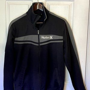 Hurley Black Technical Zip-up Jacket - Large